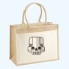 Cotton Pocket Jute Shopper Thumbnail