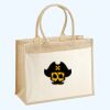 Cotton Pocket Jute Shopper Thumbnail