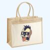 Cotton Pocket Jute Shopper Thumbnail