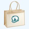 Cotton Pocket Jute Shopper Thumbnail