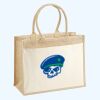 Cotton Pocket Jute Shopper Thumbnail