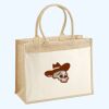 Cotton Pocket Jute Shopper Thumbnail