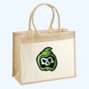 Cotton Pocket Jute Shopper Thumbnail
