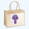 Cotton Pocket Jute Shopper Thumbnail