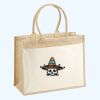 Cotton Pocket Jute Shopper Thumbnail