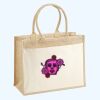 Cotton Pocket Jute Shopper Thumbnail