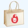 Cotton Pocket Jute Shopper Thumbnail