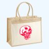 Cotton Pocket Jute Shopper Thumbnail