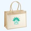 Cotton Pocket Jute Shopper Thumbnail