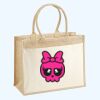 Cotton Pocket Jute Shopper Thumbnail