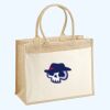 Cotton Pocket Jute Shopper Thumbnail