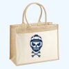 Cotton Pocket Jute Shopper Thumbnail