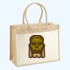 Cotton Pocket Jute Shopper Thumbnail
