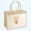 Cotton Pocket Jute Shopper Thumbnail