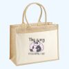 Cotton Pocket Jute Shopper Thumbnail