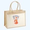 Cotton Pocket Jute Shopper Thumbnail