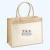 Cotton Pocket Jute Shopper Thumbnail