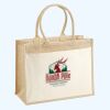 Cotton Pocket Jute Shopper Thumbnail