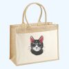 Cotton Pocket Jute Shopper Thumbnail