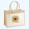 Cotton Pocket Jute Shopper Thumbnail
