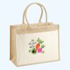 Cotton Pocket Jute Shopper Thumbnail
