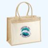 Cotton Pocket Jute Shopper Thumbnail