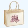 Cotton Pocket Jute Shopper Thumbnail