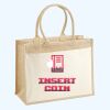 Cotton Pocket Jute Shopper Thumbnail