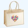 Cotton Pocket Jute Shopper Thumbnail