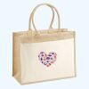 Cotton Pocket Jute Shopper Thumbnail
