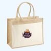 Cotton Pocket Jute Shopper Thumbnail