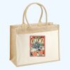 Cotton Pocket Jute Shopper Thumbnail
