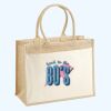 Cotton Pocket Jute Shopper Thumbnail
