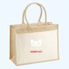 Cotton Pocket Jute Shopper Thumbnail