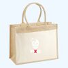 Cotton Pocket Jute Shopper Thumbnail