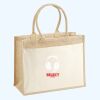 Cotton Pocket Jute Shopper Thumbnail