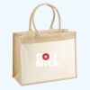 Cotton Pocket Jute Shopper Thumbnail