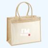 Cotton Pocket Jute Shopper Thumbnail