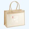 Cotton Pocket Jute Shopper Thumbnail