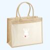 Cotton Pocket Jute Shopper Thumbnail