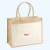 Cotton Pocket Jute Shopper Thumbnail