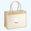 Cotton Pocket Jute Shopper Thumbnail