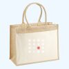 Cotton Pocket Jute Shopper Thumbnail