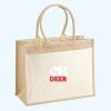 Cotton Pocket Jute Shopper Thumbnail