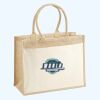 Cotton Pocket Jute Shopper Thumbnail