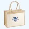 Cotton Pocket Jute Shopper Thumbnail