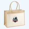 Cotton Pocket Jute Shopper Thumbnail