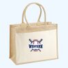 Cotton Pocket Jute Shopper Thumbnail