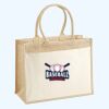 Cotton Pocket Jute Shopper Thumbnail