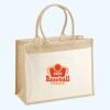 Cotton Pocket Jute Shopper Thumbnail